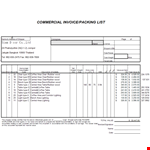 Create Professional Invoices with Our Customizable Table Format Template - Download Now example document template