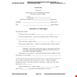 Child Support Agreement: Ensuring Fair Support Payments for Your Child example document template