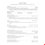 Experienced Mass Media Communication Professional | Baltimore | Present | Towson example document template 