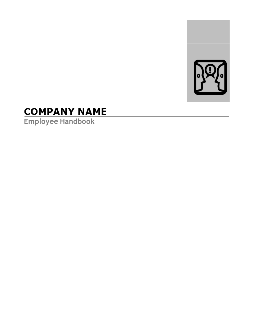 Download Employee Handbook Template to Effectively Manage Your Company ...