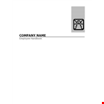 Download Employee Handbook Template to Effectively Manage Your Company and Employees example document template