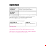 Instruction Manual Template for University Students: Programme Partner example document template