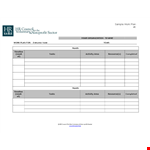 Monthly Work Plan Template | Create Timelines in Minutes example document template