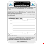 Landlord Reference Letter example document template