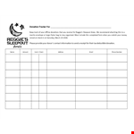Track and Check Donations with Donation Tracker - Manage Donation Amounts example document template