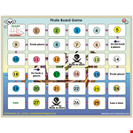 Pirate game Board Template example document template