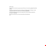 Recruiting Rejection Email example document template