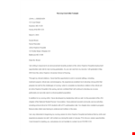 Nursing Cover Letter Example example document template