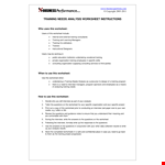 Training Needs Assessment Action Plan Template example document template 