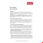 Music+factsheet++music+licensing+faqs example document template