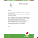 Christmas Letterhead Template | Customize & Print Beautiful Designs | TemplateLab example document template