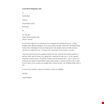 Formal Board Resignation Letter example document template