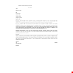 Standard Business Cover Letter Template example document template