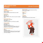 Free Kid’s Schedule example document template