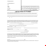 Get Legal Power with a Power of Attorney Form example document template