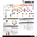 Redken Color Chart and Guide for Hair Color Selection example document template