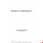 Thank You For Financial Donation Pdf example document template 