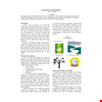 Visual Metaphor Example example document template