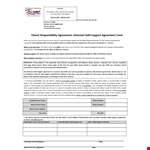 Child Support Agreement | Ensuring Financial Security example document template