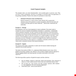 Grant Proposal Template for English Study on Bioremediation example document template