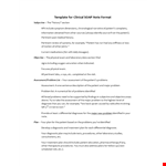 Medical Soap Note Template example document template