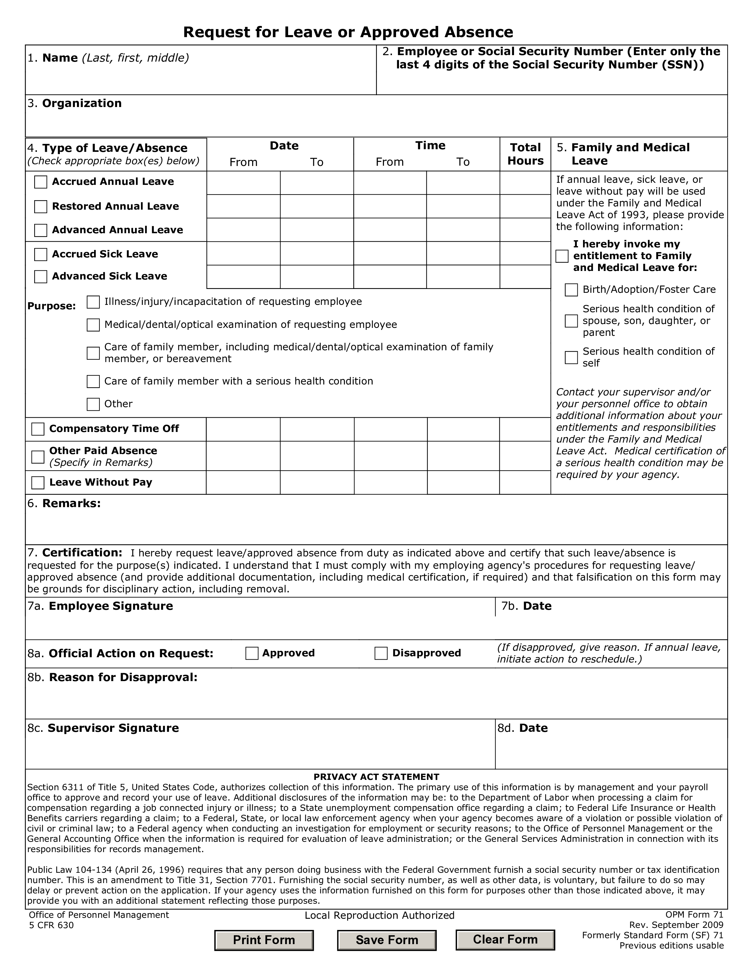 complete-da-form-for-leave-with-medical-and-family-information