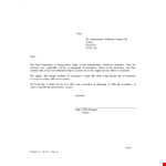 Settlement Disapproval Letter example document template