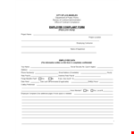 Employee Contract Complaint Assistance | Resolve Issues with Employee Contracts example document template 