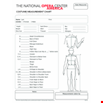 Costume Measurement Chart - Create Custom Opera Costume Measurements example document template