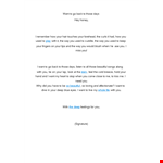 Short Love Letter For Girlfriend example document template