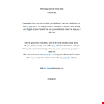 Short Love Letter For Girlfriend example document template 