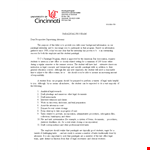 Prospective Attorney Letter Head - Legal Paralegal Student Program example document template