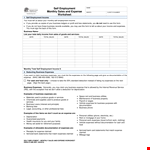 Monthly Sales Expense Report - Track and Analyze Expenditures, Start Your Financial Analysis Now example document template