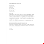 Salary Negotiation Letter After Job Offer example document template