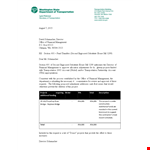 Fund Transfer Approval Letter Example example document template