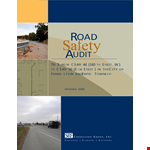Road Safety Audit Report Template example document template