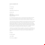 Personal Loan Application Letter Template example document template