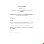 Sample Rejection Letter for Job Position Applications example document template
