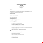Professional Tax Accountant Resume example document template