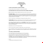 Generic Apartment Rental Application Form example document template