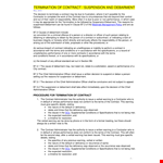 Work Contract Termination Letter Example example document template