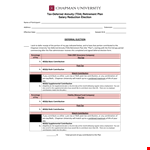 Salary Reduction Receipt example document template