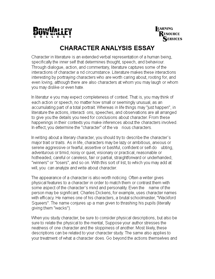 character-analysis-essay