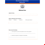 Expert Letter of Recommendation for University and Medical Applicants - Shiraz example document template