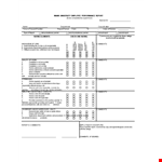 Employee Performance Report: Departmental Insights, Comments, and Works example document template