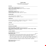 Elementary Education Resume Sample example document template