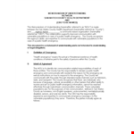 Emergency Health MOU Template for County Use example document template