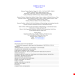 Cv Executive Summary Example example document template