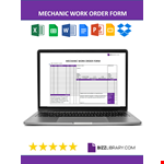 Mechanic Work Order Form example document template