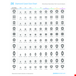 Find the Perfect Diamond with Our Diamond Size Chart | Carat Comparison example document template